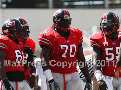 Thumbnail 1 in Dwyer vs. Glenville (Kirk Herbstreit National Kickoff Classic) photogallery.