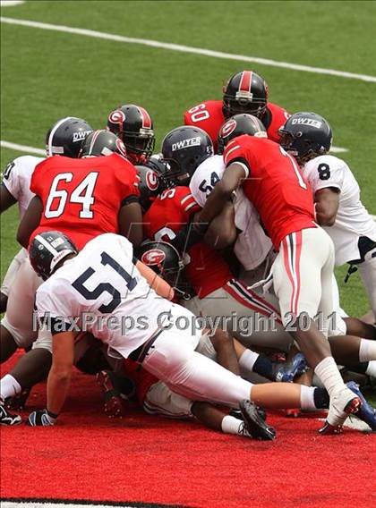 Thumbnail 1 in Dwyer vs. Glenville (Kirk Herbstreit National Kickoff Classic) photogallery.