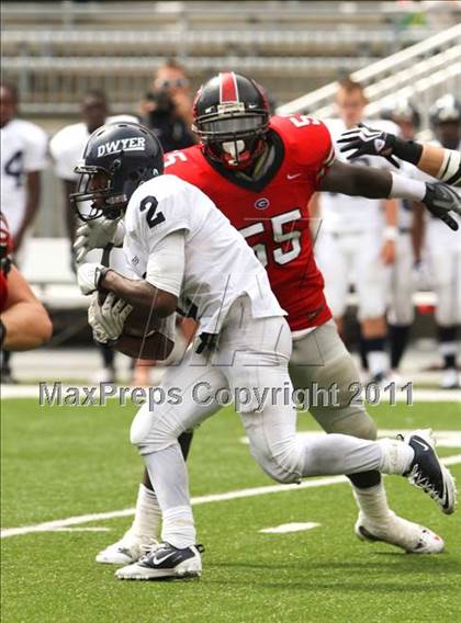 Thumbnail 3 in Dwyer vs. Glenville (Kirk Herbstreit National Kickoff Classic) photogallery.