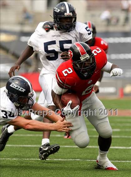 Thumbnail 3 in Dwyer vs. Glenville (Kirk Herbstreit National Kickoff Classic) photogallery.