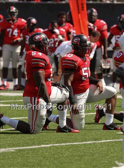 Thumbnail 2 in Dwyer vs. Glenville (Kirk Herbstreit National Kickoff Classic) photogallery.