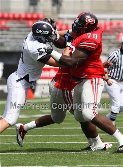 Thumbnail 2 in Dwyer vs. Glenville (Kirk Herbstreit National Kickoff Classic) photogallery.