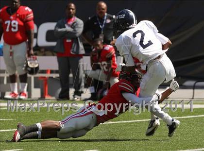 Thumbnail 1 in Dwyer vs. Glenville (Kirk Herbstreit National Kickoff Classic) photogallery.