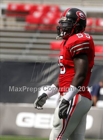 Thumbnail 3 in Dwyer vs. Glenville (Kirk Herbstreit National Kickoff Classic) photogallery.