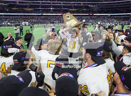 Thumbnail 1 in Franklin vs. Malakoff (UIL Football 3A D1 Final Medal Ceremony) photogallery.