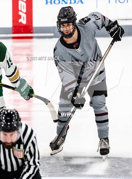 Thumbnail 3 in Bishop Hendricken vs Prout (Schneider Arena) photogallery.