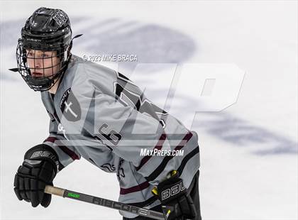 Thumbnail 2 in Bishop Hendricken vs Prout (Schneider Arena) photogallery.