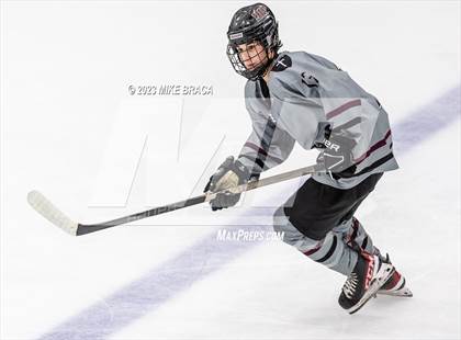 Thumbnail 1 in Bishop Hendricken vs Prout (Schneider Arena) photogallery.