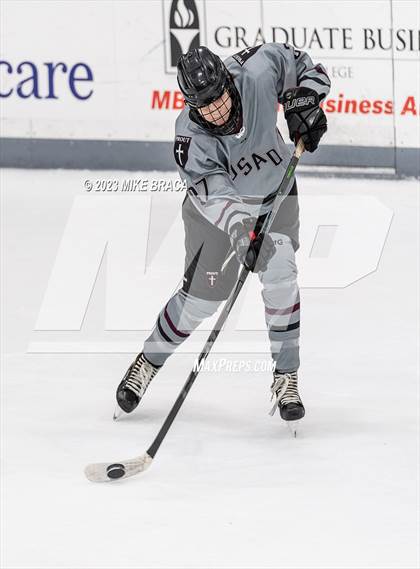 Thumbnail 2 in Bishop Hendricken vs Prout (Schneider Arena) photogallery.