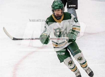 Thumbnail 2 in Bishop Hendricken vs Prout (Schneider Arena) photogallery.