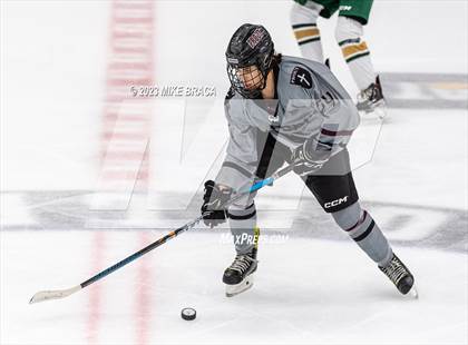 Thumbnail 2 in Bishop Hendricken vs Prout (Schneider Arena) photogallery.