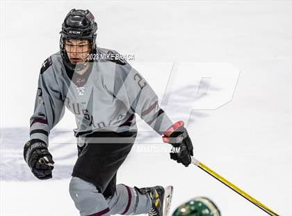 Thumbnail 2 in Bishop Hendricken vs Prout (Schneider Arena) photogallery.