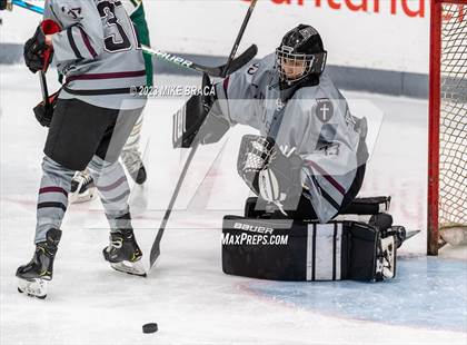 Thumbnail 3 in Bishop Hendricken vs Prout (Schneider Arena) photogallery.