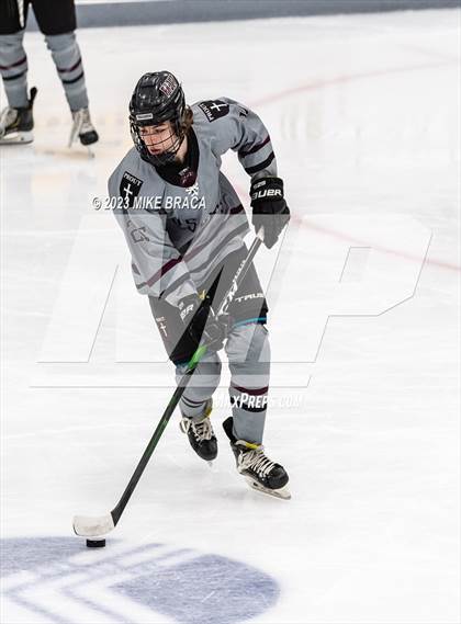 Thumbnail 2 in Bishop Hendricken vs Prout (Schneider Arena) photogallery.