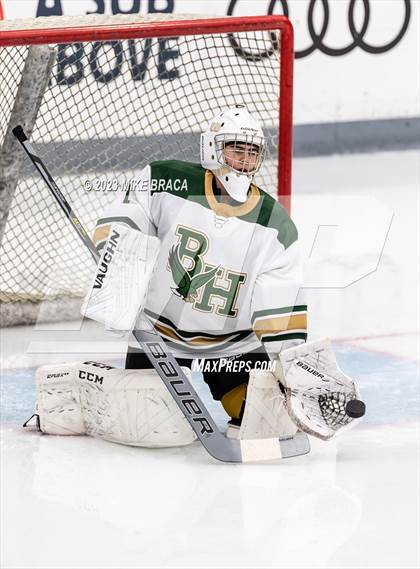 Thumbnail 1 in Bishop Hendricken vs Prout (Schneider Arena) photogallery.