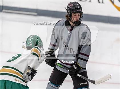 Thumbnail 2 in Bishop Hendricken vs Prout (Schneider Arena) photogallery.