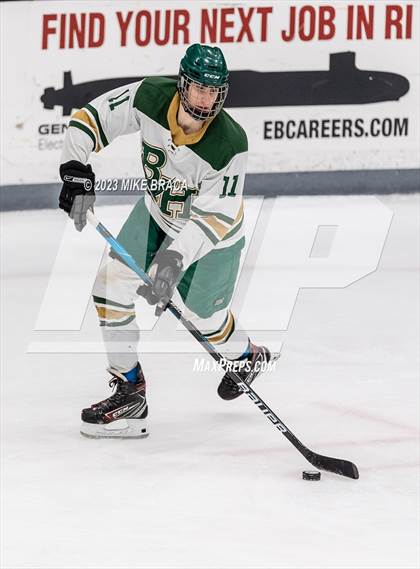 Thumbnail 3 in Bishop Hendricken vs Prout (Schneider Arena) photogallery.