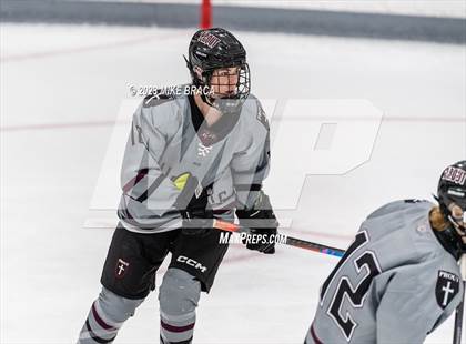 Thumbnail 1 in Bishop Hendricken vs Prout (Schneider Arena) photogallery.