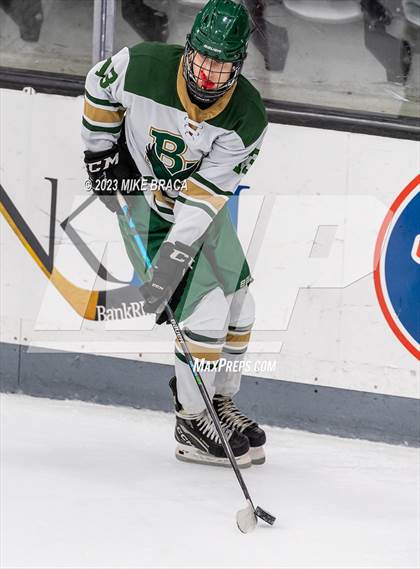 Thumbnail 2 in Bishop Hendricken vs Prout (Schneider Arena) photogallery.