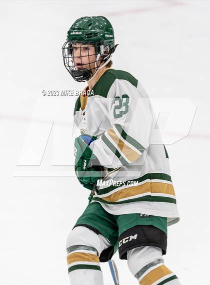 Thumbnail 1 in Bishop Hendricken vs Prout (Schneider Arena) photogallery.