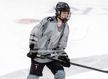 Thumbnail 1 in Bishop Hendricken vs Prout (Schneider Arena) photogallery.