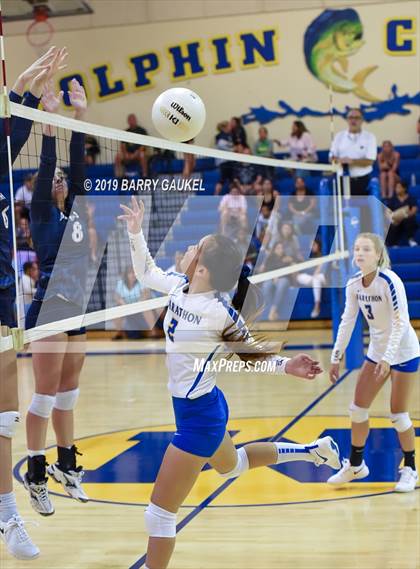 Thumbnail 1 in Marathon vs.Bishop McLaughlin Catholic photogallery.