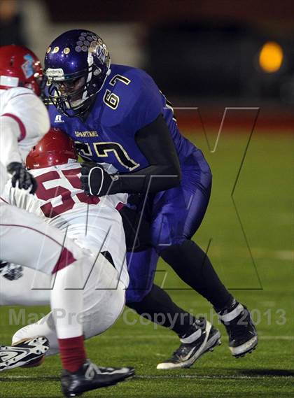 Thumbnail 1 in Jurupa Hills vs. St. Margaret's (CIF SS East Valley Division Final) photogallery.