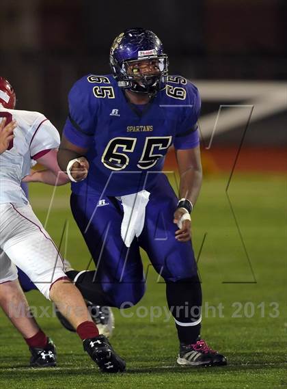 Thumbnail 3 in Jurupa Hills vs. St. Margaret's (CIF SS East Valley Division Final) photogallery.