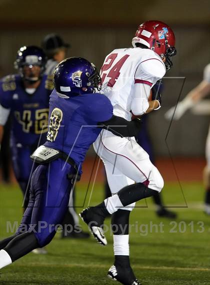 Thumbnail 2 in Jurupa Hills vs. St. Margaret's (CIF SS East Valley Division Final) photogallery.