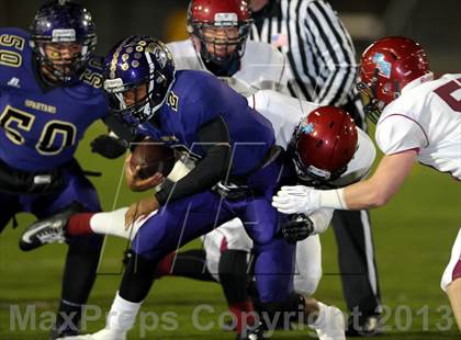 Thumbnail 1 in Jurupa Hills vs. St. Margaret's (CIF SS East Valley Division Final) photogallery.