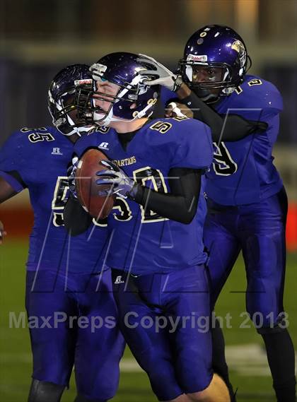 Thumbnail 1 in Jurupa Hills vs. St. Margaret's (CIF SS East Valley Division Final) photogallery.