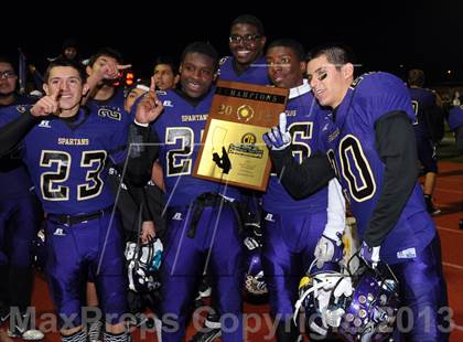 Thumbnail 1 in Jurupa Hills vs. St. Margaret's (CIF SS East Valley Division Final) photogallery.