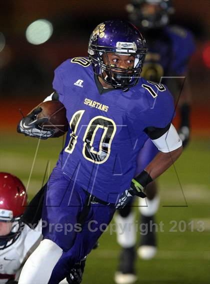 Thumbnail 1 in Jurupa Hills vs. St. Margaret's (CIF SS East Valley Division Final) photogallery.