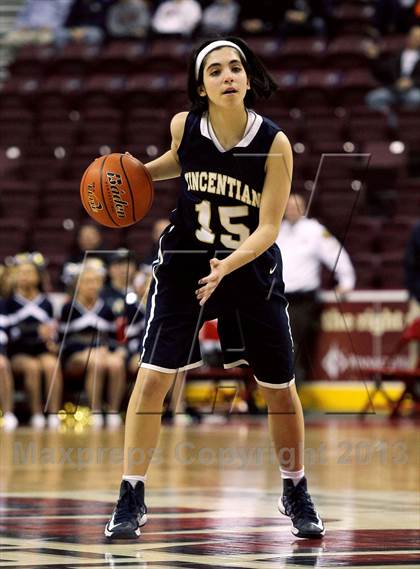 Thumbnail 2 in Vincentian Academy vs. Tri-Valley (PIAA Class A Final) photogallery.
