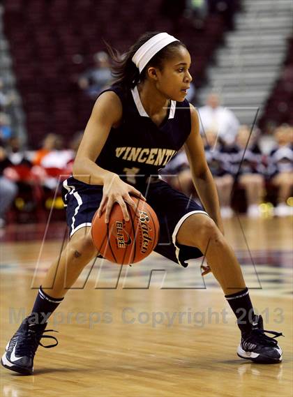 Thumbnail 2 in Vincentian Academy vs. Tri-Valley (PIAA Class A Final) photogallery.