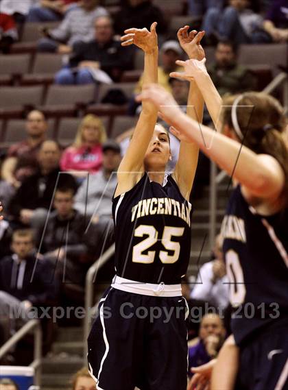 Thumbnail 3 in Vincentian Academy vs. Tri-Valley (PIAA Class A Final) photogallery.