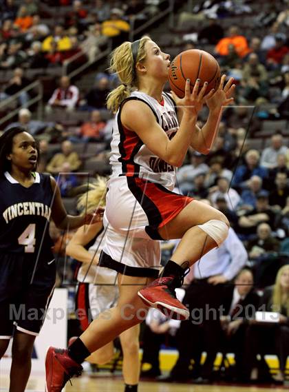Thumbnail 2 in Vincentian Academy vs. Tri-Valley (PIAA Class A Final) photogallery.