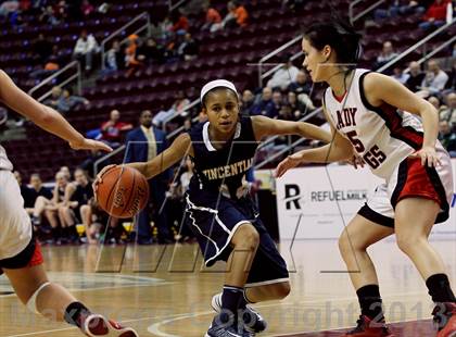 Thumbnail 2 in Vincentian Academy vs. Tri-Valley (PIAA Class A Final) photogallery.