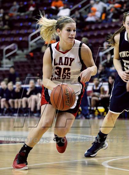 Thumbnail 1 in Vincentian Academy vs. Tri-Valley (PIAA Class A Final) photogallery.