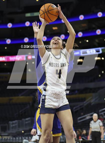 Thumbnail 1 in Notre Dame (SO) vs Louisville (2024 Coastal Catholic Classic) photogallery.