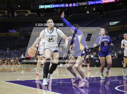 Thumbnail 3 in Notre Dame (SO) vs Louisville (2024 Coastal Catholic Classic) photogallery.