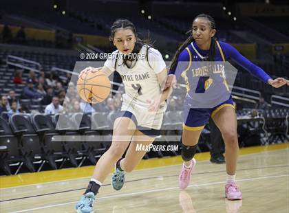 Thumbnail 1 in Notre Dame (SO) vs Louisville (2024 Coastal Catholic Classic) photogallery.