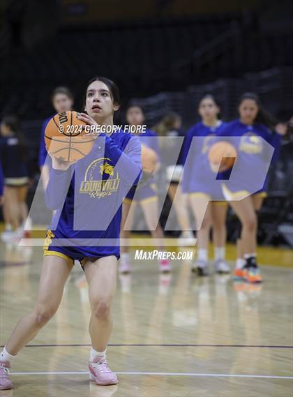 Thumbnail 3 in Notre Dame (SO) vs Louisville (2024 Coastal Catholic Classic) photogallery.