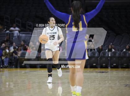 Thumbnail 3 in Notre Dame (SO) vs Louisville (2024 Coastal Catholic Classic) photogallery.