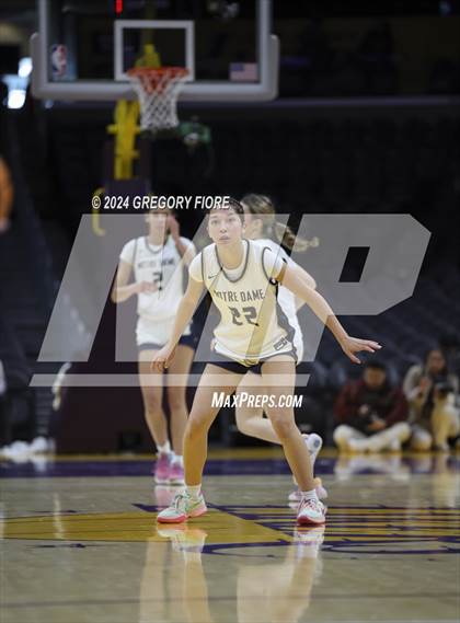 Thumbnail 3 in Notre Dame (SO) vs Louisville (2024 Coastal Catholic Classic) photogallery.