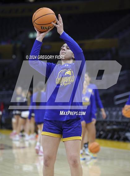 Thumbnail 2 in Notre Dame (SO) vs Louisville (2024 Coastal Catholic Classic) photogallery.