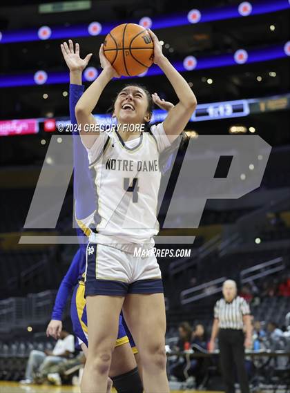 Thumbnail 3 in Notre Dame (SO) vs Louisville (2024 Coastal Catholic Classic) photogallery.