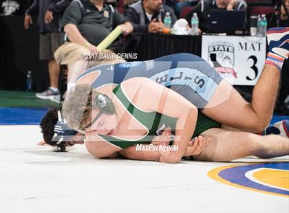Thumbnail 2 in CIF State Boys Wrestling Championships (Day 1 - Round 3) photogallery.