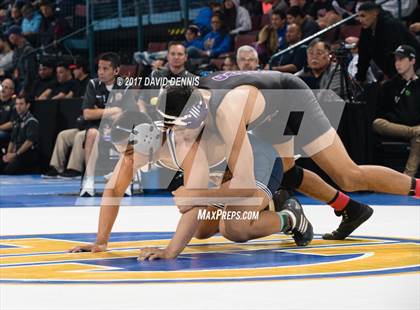 Thumbnail 2 in CIF State Boys Wrestling Championships (Day 1 - Round 3) photogallery.