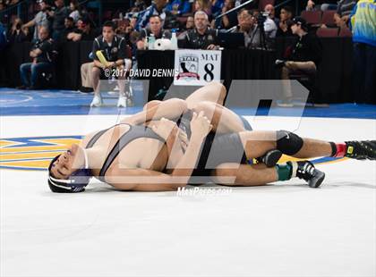 Thumbnail 2 in CIF State Boys Wrestling Championships (Day 1 - Round 3) photogallery.